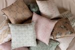 Deer  Linen Fabric by Nathan Turner - Pink Cheap