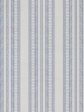 Doodle Stripe  Linen Fabric by Nathan Turner - Dark Blue Hot on Sale