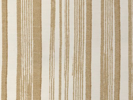 Stuart Stripe  Grasscloth Wallpaper by Nathan Turner - Gold Online