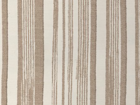 Stuart Stripe  Grasscloth Wallpaper by Nathan Turner - Neutral Fashion