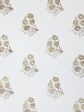 California Poppy  Linen Fabric by Nathan Turner - Neutral on Sale