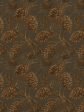 Pinecones  Kraft Wallpaper by Nathan Turner - Taupe on Cloud Fashion