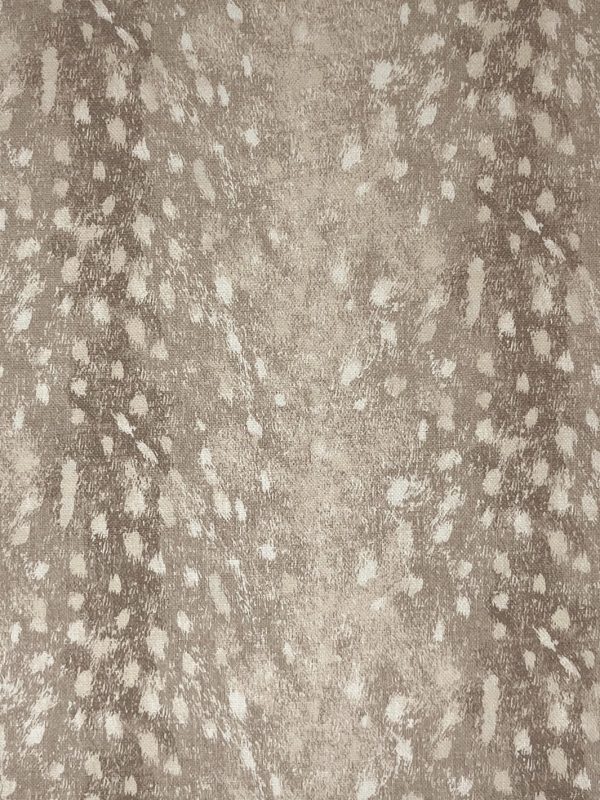 Deer  Linen Fabric by Nathan Turner - Neutral on Sale