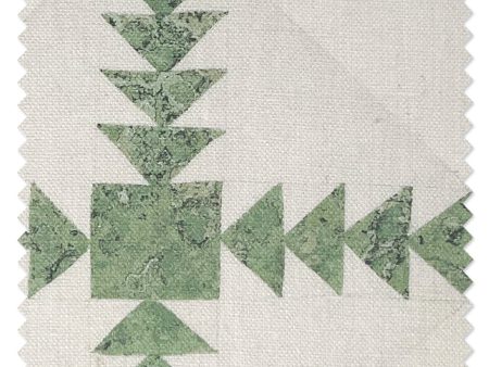 Borden  Linen Fabric by Nathan Turner - Green Supply