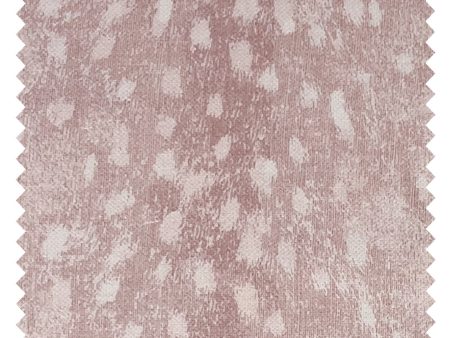 Deer  Linen Fabric by Nathan Turner - Pink Cheap