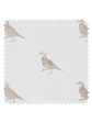 California Quail  Linen Fabric by Nathan Turner - Neutral Sale