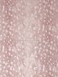 Deer  Linen Fabric by Nathan Turner - Pink Cheap