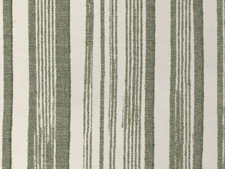 Stuart Stripe  Grasscloth Wallpaper by Nathan Turner - Green Online Hot Sale