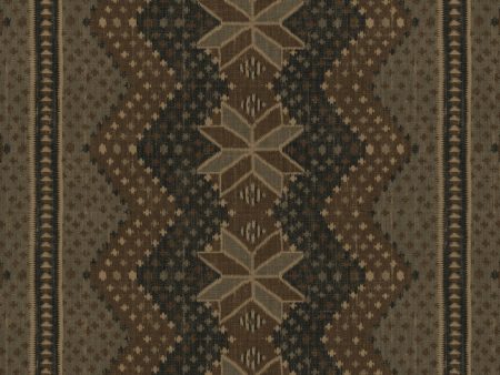 Northstar Blanket  Kraft Wallpaper by Nathan Turner - Blue Brown Hot on Sale