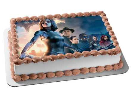 Alita Battle Angel Dr. Dyson Ido Hugo Dr. Shiren Edible Cake Topper Image ABPID22056 Sale