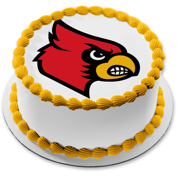 University of Louisville Cardinal Logo NCAA Edible Cake Topper Image ABPID24170 Fashion