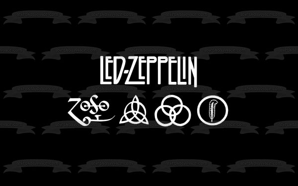 Led Zeppelin Planet Rock Album Cover Edible Cake Topper Image ABPID26853 Online Sale