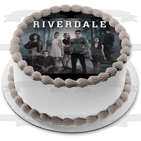 Archie Comics Riverdale Archie Andrews Veronica Lodge Jughead Jones Betty Cooper Josie McCoy Cheryl Blossom Edible Cake Topper Image ABPID21874 For Discount