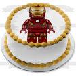 LEGO Juniors Iron Man Edible Cake Topper Image ABPID24127 Cheap