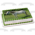 Animals Horses White Horse Trees Edible Cake Topper Image ABPID22135 Online Sale