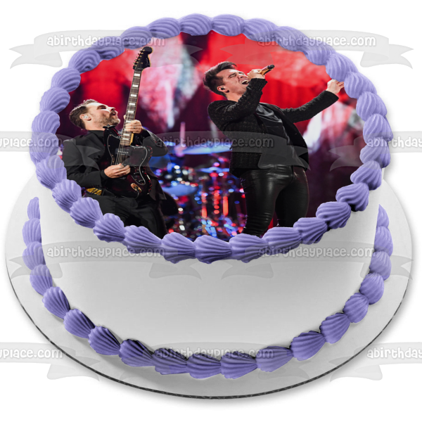 Panic at the Disco Brendon Urie Singing Band Members Edible Cake Topper Image ABPID26864 Fashion