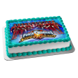 Mighty Morphin 2 Power Rangers Super League Edible Cake Topper Image ABPID25008 Supply