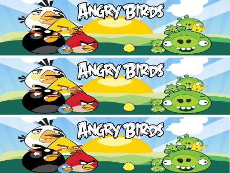 Angry Birds the Blues Red Matilda Bomb Chuck King Pig Minion Pigs Edible Cake Topper Image Strips ABPID22346 Sale