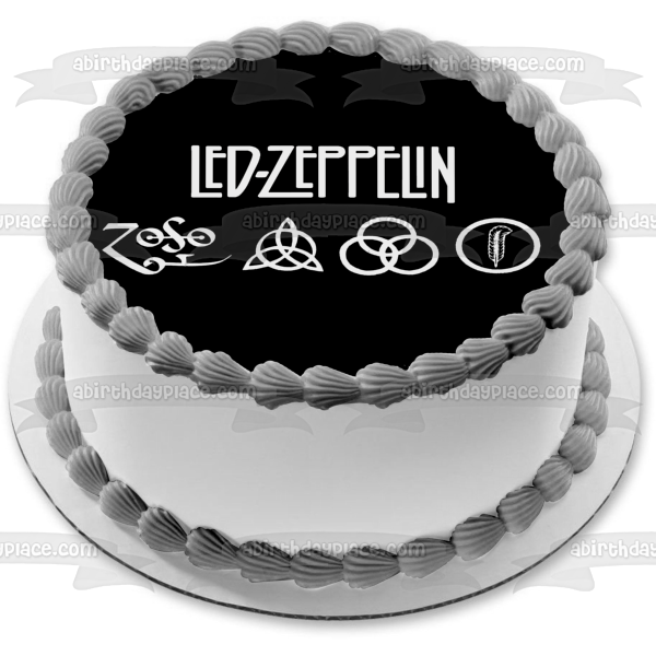 Led Zeppelin Planet Rock Album Cover Edible Cake Topper Image ABPID26853 Online Sale