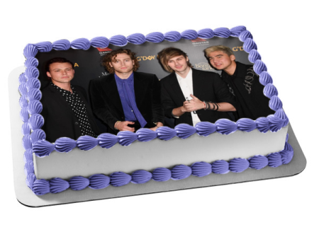 5 Seconds of Summer Luke Calum Ashton Michael Edible Cake Topper Image ABPID21971 Supply