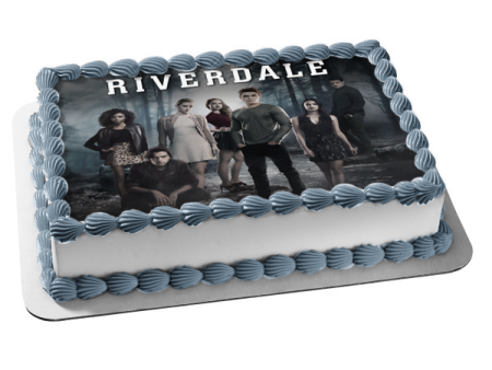 Archie Comics Riverdale Archie Andrews Veronica Lodge Jughead Jones Betty Cooper Josie McCoy Cheryl Blossom Edible Cake Topper Image ABPID21874 For Discount