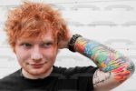 Ed Sheeran Smiling Tattoos Edible Cake Topper Image ABPID26866 on Sale