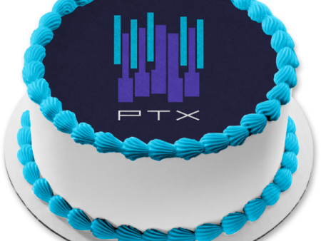 Pentatonix Volume 2 Ptx Blue Background Edible Cake Topper Image ABPID24508 Cheap