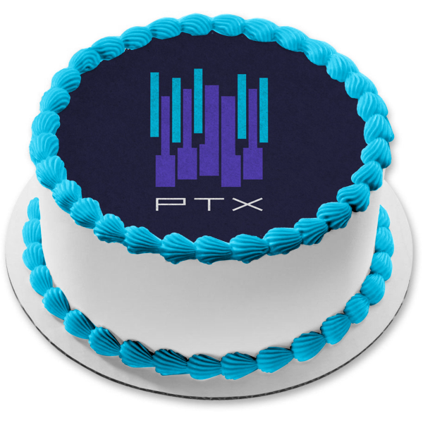 Pentatonix Volume 2 Ptx Blue Background Edible Cake Topper Image ABPID24508 Cheap