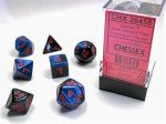 GEMINI® POLYHEDRAL BLACK-STARLIGHT RED 7-DIE SET 26458 Cheap