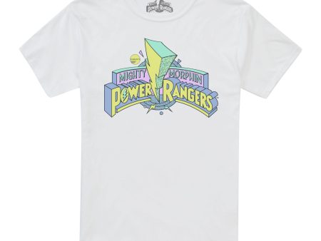 Power Rangers 90s Squad Mens T-shirt Hot on Sale