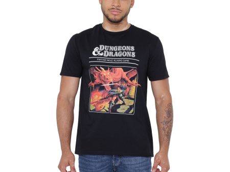 Dungeons & Dragons Red Dragon Original Mens T-shirt Online Sale