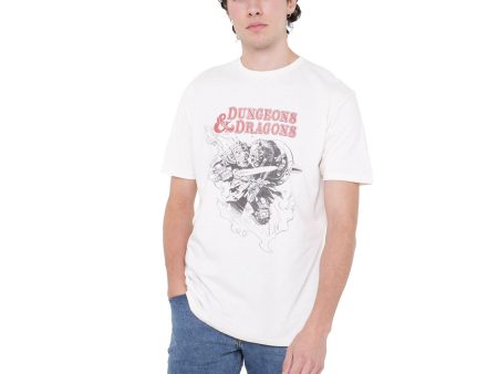 Dungeons & Dragons Barbarian Sketch Mens T-shirt Fashion