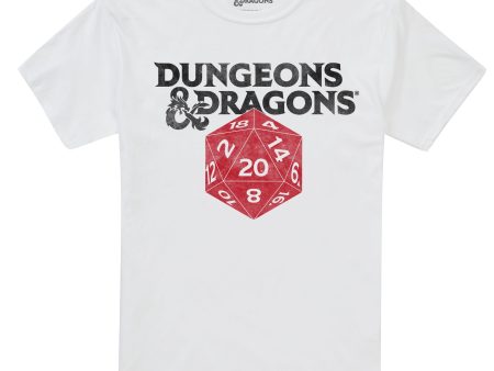 Dungeons & Dragons D20 Dice Mens T-shirt Online Hot Sale