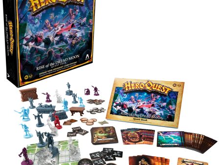 Avalon Hill HeroQuest Rise of the Dread Moon Quest Pack Hot on Sale