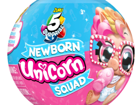 Zuru 5 Surprise Unicorn Squad - Baby Unicorn Series 4 on Sale