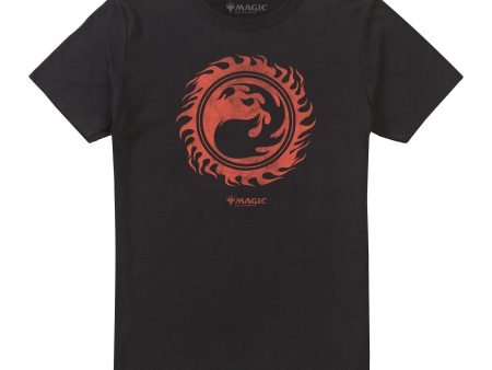 Magic the Gathering Fire Mana Mens T-shirt Online Sale