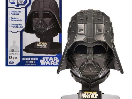 4D BUILD, STAR WARS DARTH VADER 3D CARDSTOCK MODEL KIT Fashion