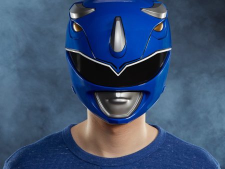 Power Rangers Lightning Collection Mighty Morphin Blue Ranger Helmet on Sale