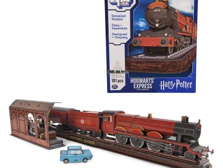 4D BUILD, HARRY POTTER HOGWARTS EXPRESS 3D PUZZLE MODEL KIT Fashion