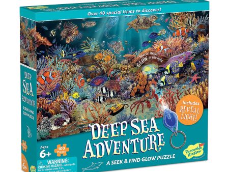 Deep Sea Adventure Seek & Find Glow Puzzle Supply