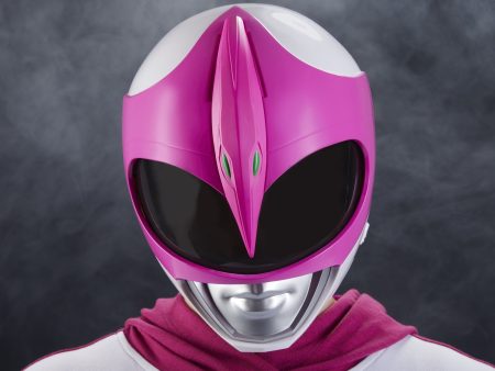 Power Rangers Lightning Collection Mighty Morphin Pink Helmet Hot on Sale