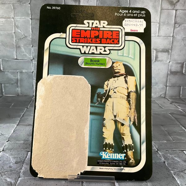 Vintage Kenner Star Wars - Bossk #2 with Unpunched Cardback Supply