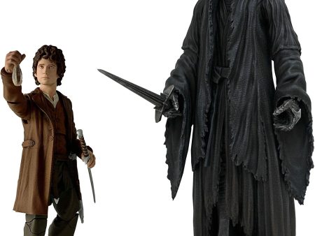 (dented box) Lord Of The Rings Series 2 - Frodo and Ringwraith w  Suaron BAF pieces Online Hot Sale