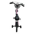 Foldable Bike Pink 14 Inch With A Water Bottle Holder Online now