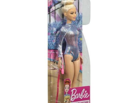 Barbie Rhythmic Gymnast Doll, Blonde Hair & Brown Eyes Mattel 12 Inch Hot on Sale