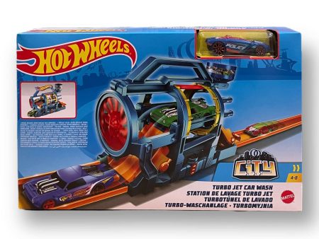 Hot Wheels Turbo Jet Car Wash City Track Builder Unlimited For Cheap