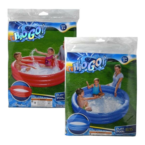 H2OGO 60  3 Ring Inflatable Pool in polybag Hot on Sale