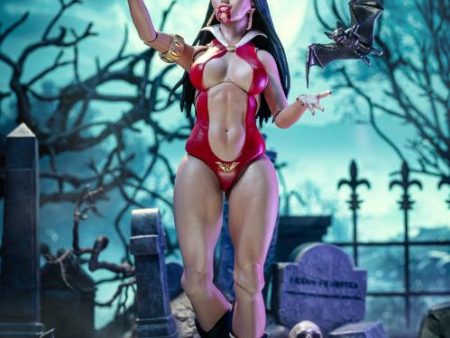 (Ships February) - Frazetta Girls Icon Collectibles Vampirella 6-Inch Figure Hot on Sale