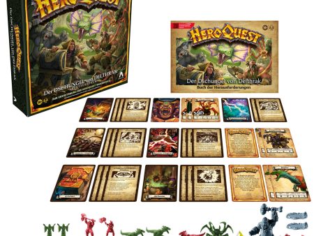 Avalon Hill HeroQuest Jungles of Delthrak Quest Pack (German Version) on Sale