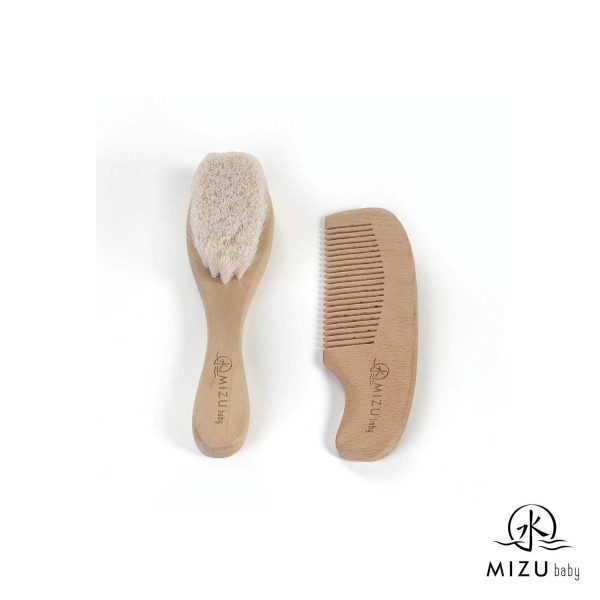 Mizu - Mami Set spazzola e pettine in bamboo For Discount